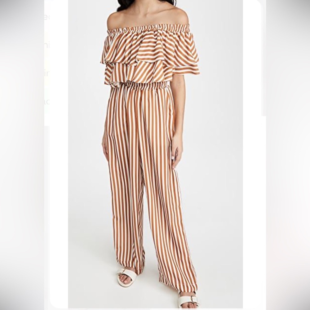 Diarrablu Orange and White Striped Set
